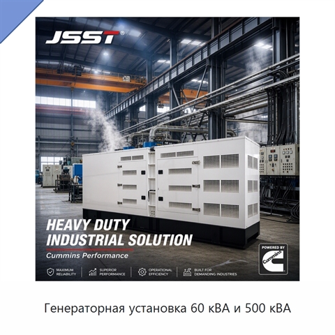 Генераторная установка 60 кВА и 500 кВА