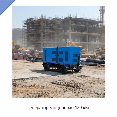 Генератор мощностью 120 кВт