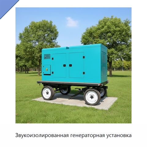 Звукоизолированная генераторная установка
