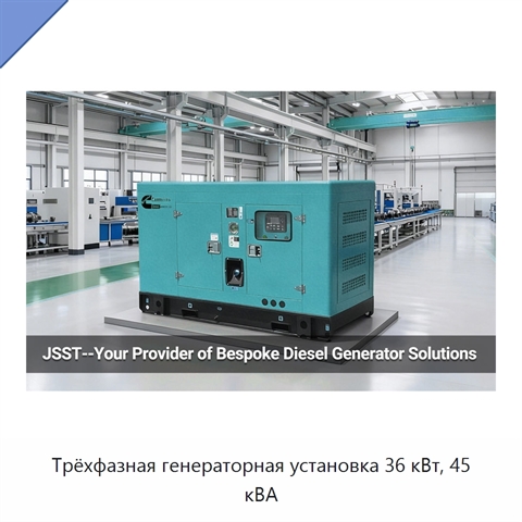 Трёхфазная генераторная установка 36 кВт, 45 кВА