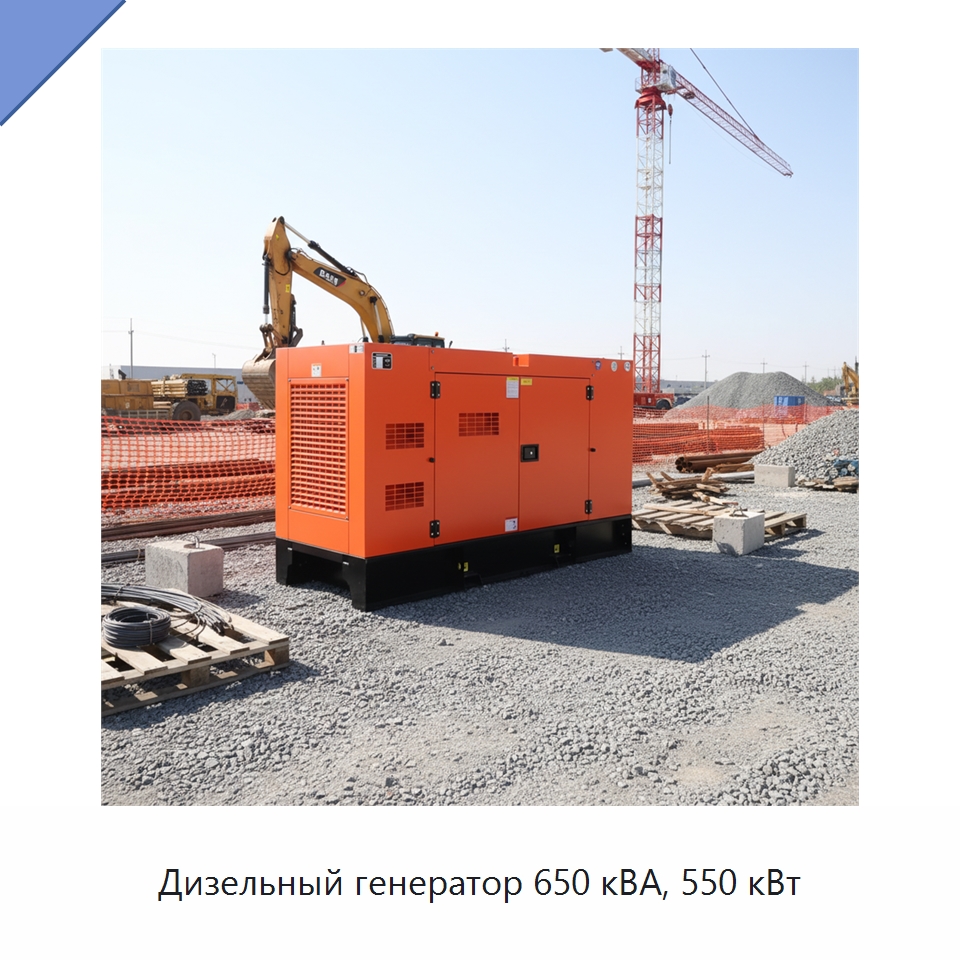 Дизельный генератор 650 кВА, 550 кВт — Дизельные генераторы