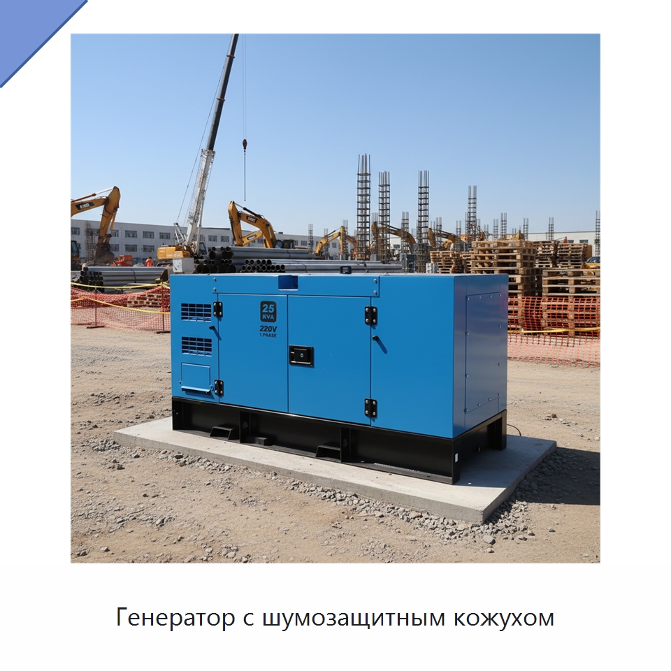 Генератор с шумозащитным кожухом — Дизельные генераторы