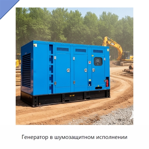 Генератор в шумозащитном исполнении