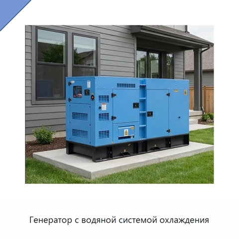 Генератор с водяной системой охлаждения