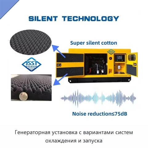 Генераторная установка с вариантами систем охлаждения и запуска