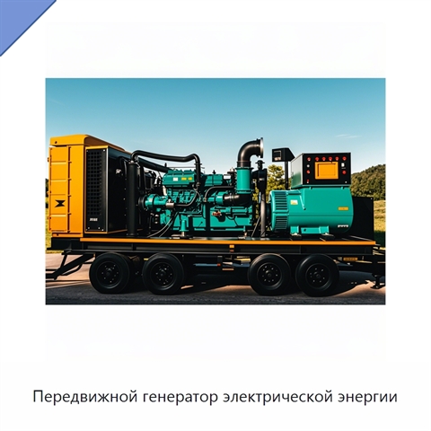 Передвижной генератор электрической энергии