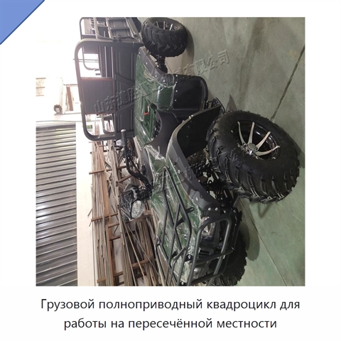 Грузовой полноприводный квадроцикл для работы на пересечённой местности