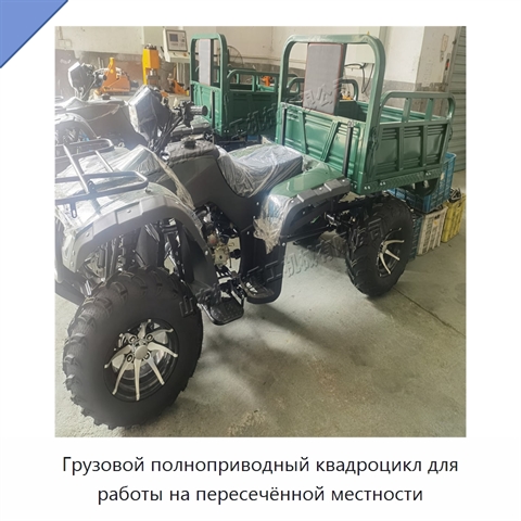 Грузовой полноприводный квадроцикл для работы на пересечённой местности