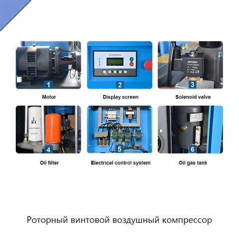 Роторный винтовой воздушный компрессор
