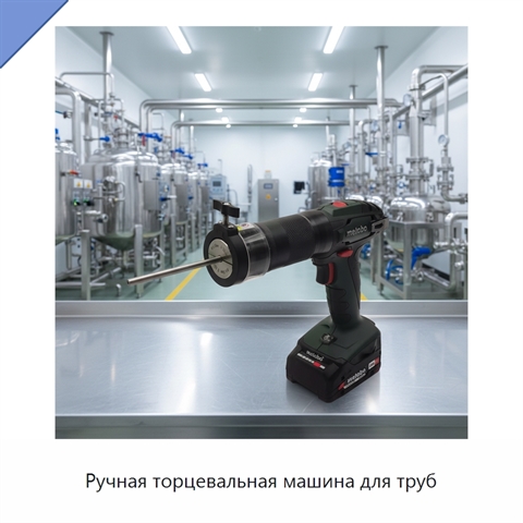 Ручная торцевальная машина для труб
