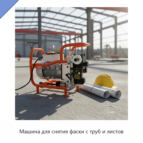 Машина для снятия фаски с труб и листов