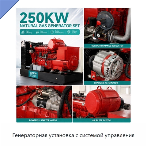 Генераторная установка с системой управления