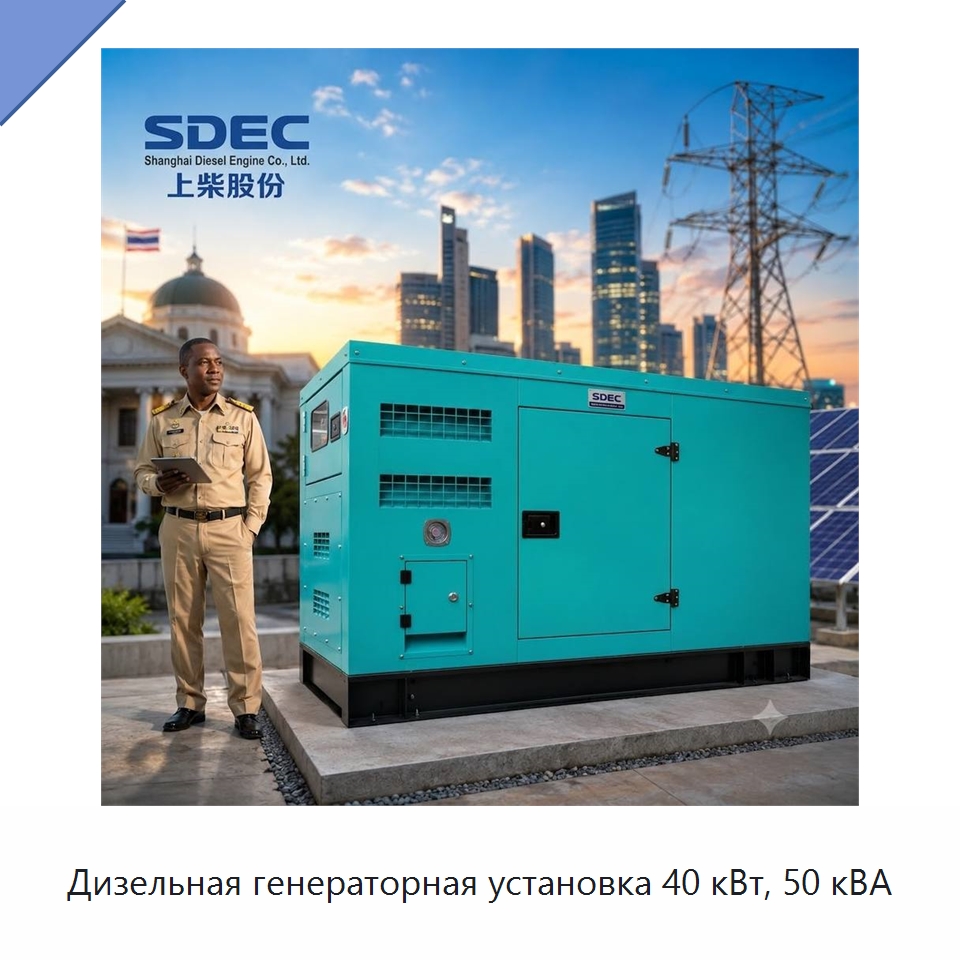Дизельная генераторная установка 40 кВт, 50 кВА — Дизельные генераторы
