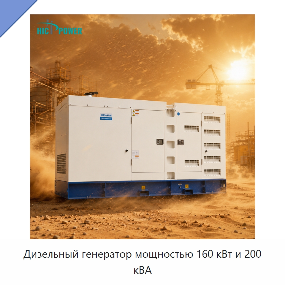 Дизельный генератор мощностью 160 кВт и 200 кВА — Дизельные генераторы