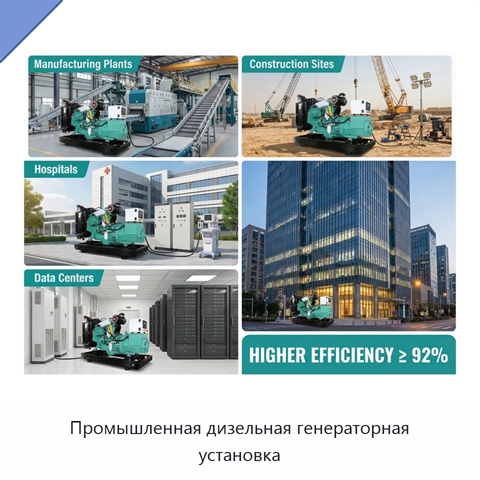 Промышленная дизельная генераторная установка
