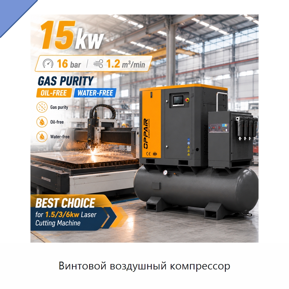 Винтовой воздушный компрессор — Промышленные компрессоры