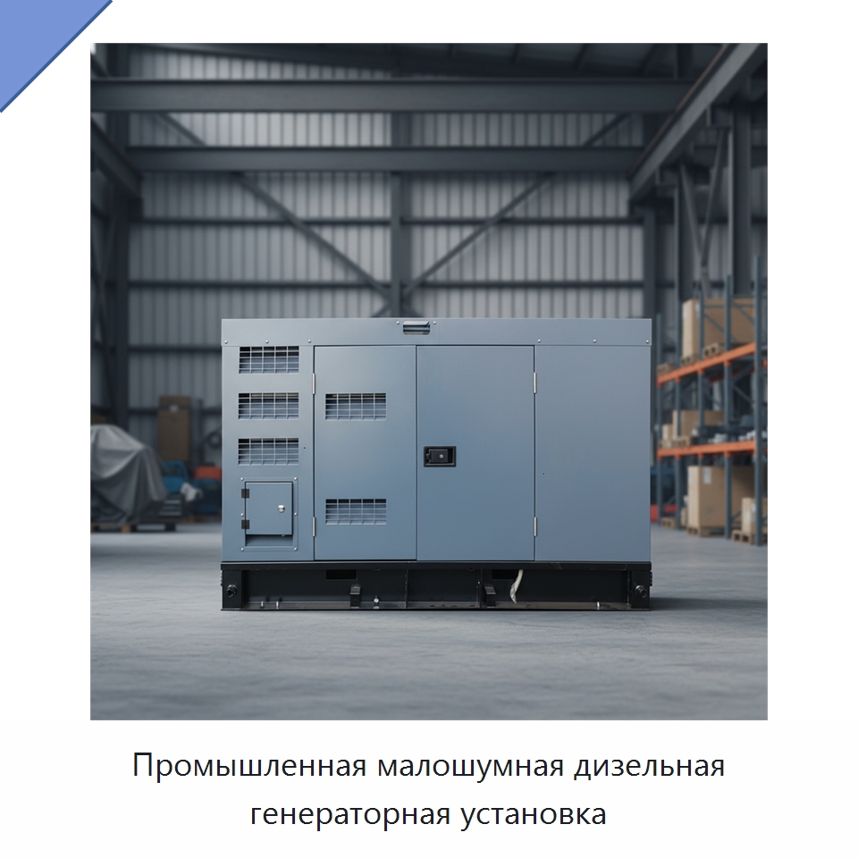 Промышленная малошумная дизельная генераторная установка — Дизельные генераторы