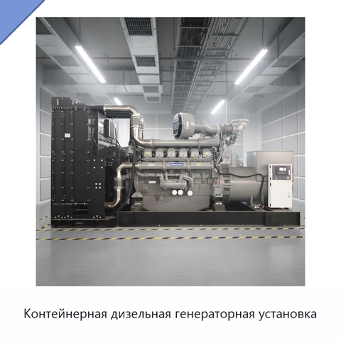 Контейнерная дизельная генераторная установка