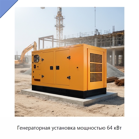 Генераторная установка мощностью 64 кВт