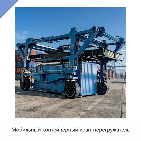 Мобильный контейнерный кран-перегружатель