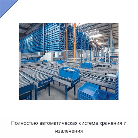 Полностью автоматическая система хранения и извлечения