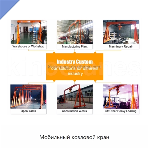 Мобильный козловой кран