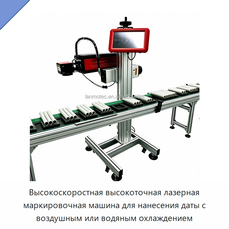 Высокоскоростная высокоточная лазерная маркировочная машина для нанесения даты с воздушным или водяным охлаждением — Лазерные маркировочные станки