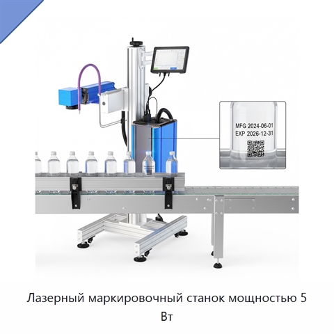 Лазерный маркировочный станок мощностью 5 Вт