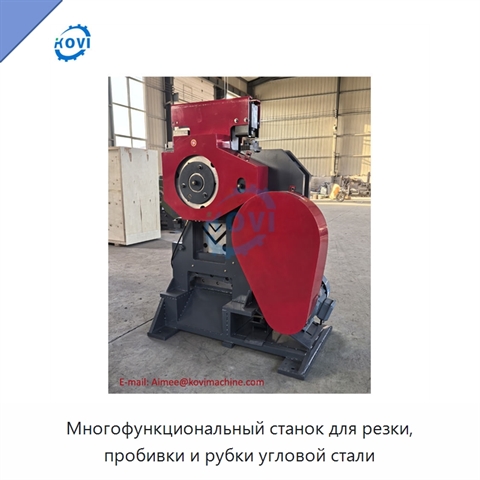 Многофункциональный станок для резки, пробивки и рубки угловой стали