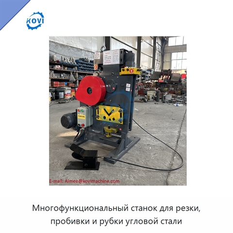 Многофункциональный станок для резки, пробивки и рубки угловой стали