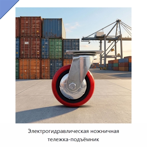 Электрогидравлическая ножничная тележка-подъёмник