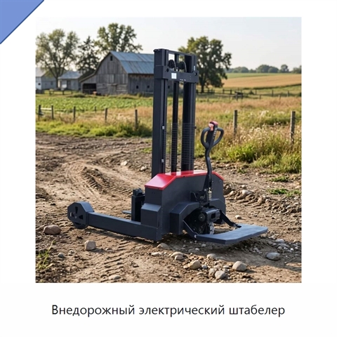 Внедорожный электрический штабелер