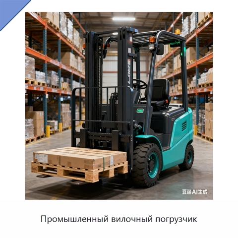 Промышленный вилочный погрузчик