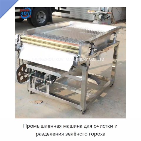 Промышленная машина для очистки и разделения зелёного гороха