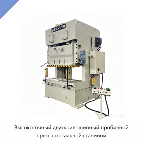 Высокоточный двухкривошипный пробивной пресс со стальной станиной