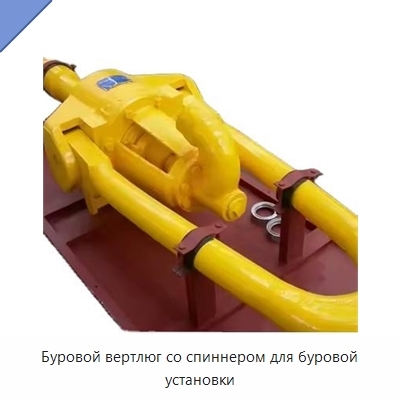 Буровой вертлюг со спиннером для буровой установки