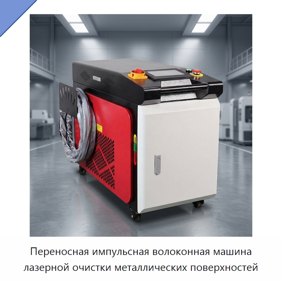 Переносная импульсная волоконная машина лазерной очистки металлических поверхностей — Установки лазерной очистки