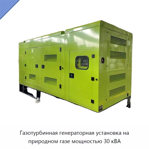 Газотурбинная генераторная установка на природном газе мощностью 30 кВА