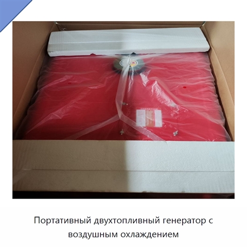Портативный двухтопливный генератор с воздушным охлаждением