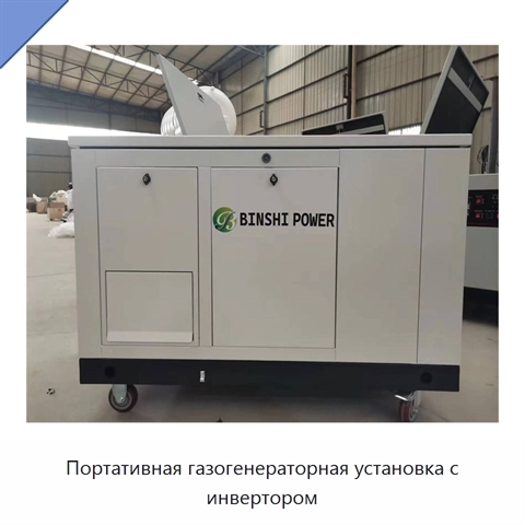 Портативная газогенераторная установка с инвертором
