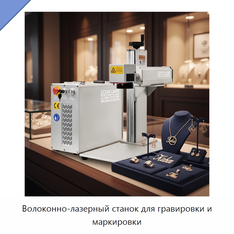 Волоконно-лазерный станок для гравировки и маркировки — Лазерные маркировочные станки
