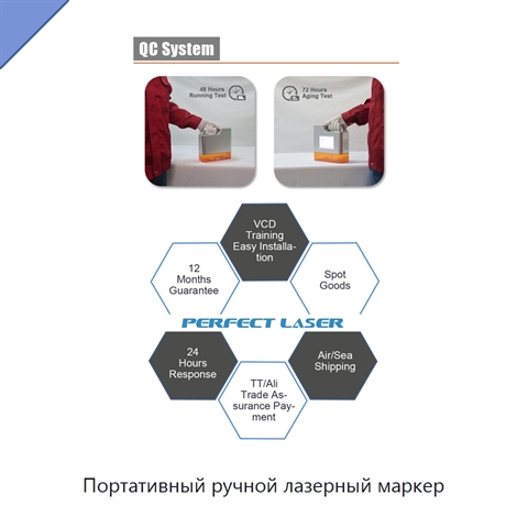 Портативный ручной лазерный маркер