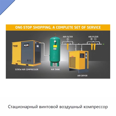Стационарный винтовой воздушный компрессор