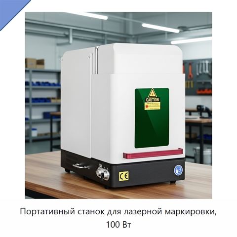 Портативный станок для лазерной маркировки, 100 Вт