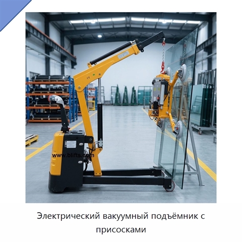 Электрический вакуумный подъёмник с присосками