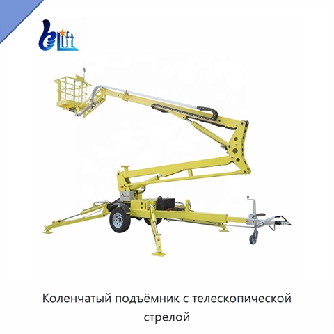 Коленчатый подъёмник с телескопической стрелой