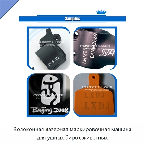Волоконная лазерная маркировочная машина для ушных бирок животных