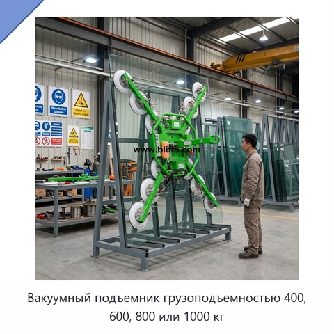 Вакуумный подъемник грузоподъемностью 400, 600, 800 или 1000 кг