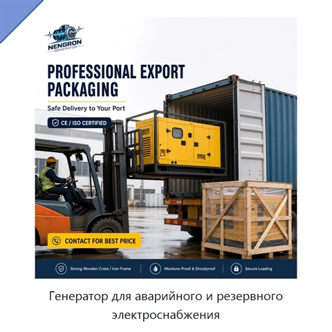Генератор для аварийного и резервного электроснабжения