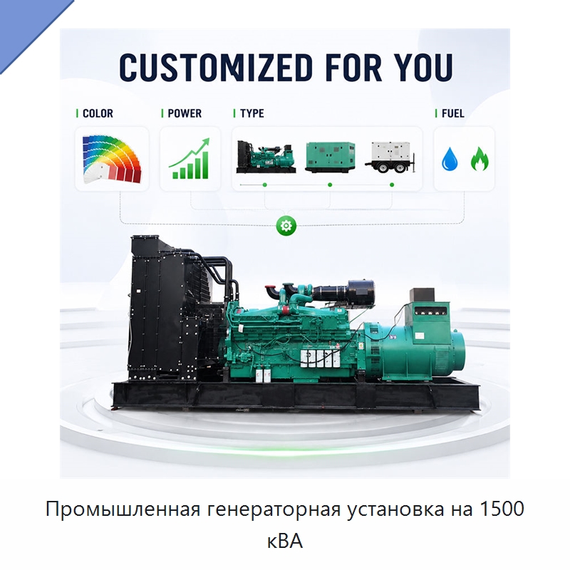 Промышленная генераторная установка на 1500 кВА — Дизельные генераторы